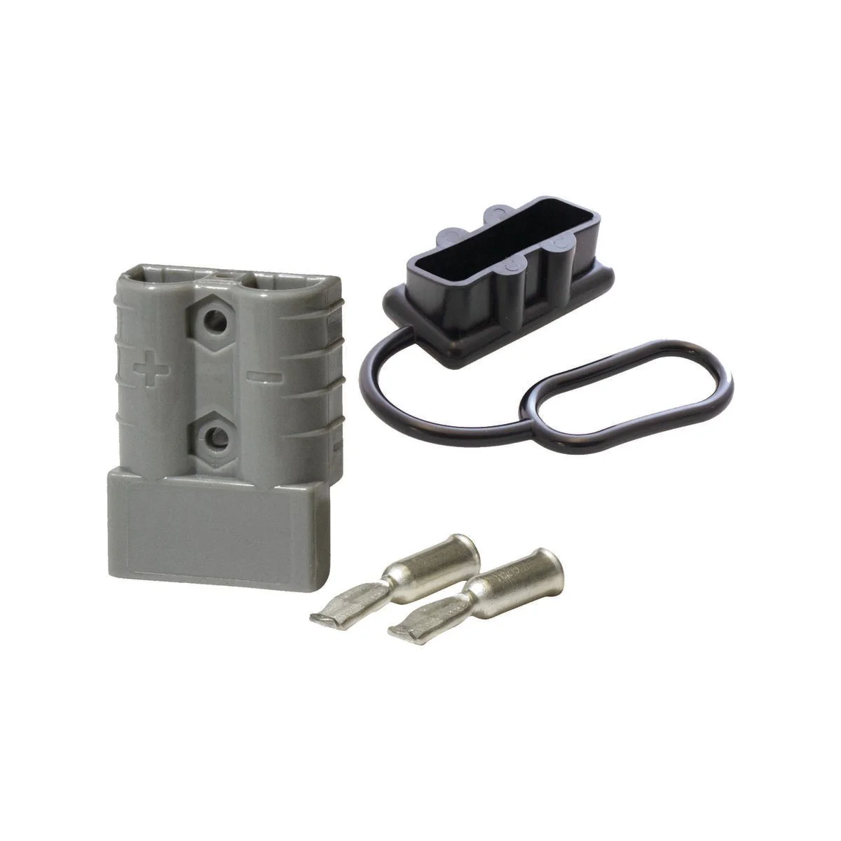 Kt Solar HD Connector 50A - Heavy-Duty Electrical Connector - Grey - Compact