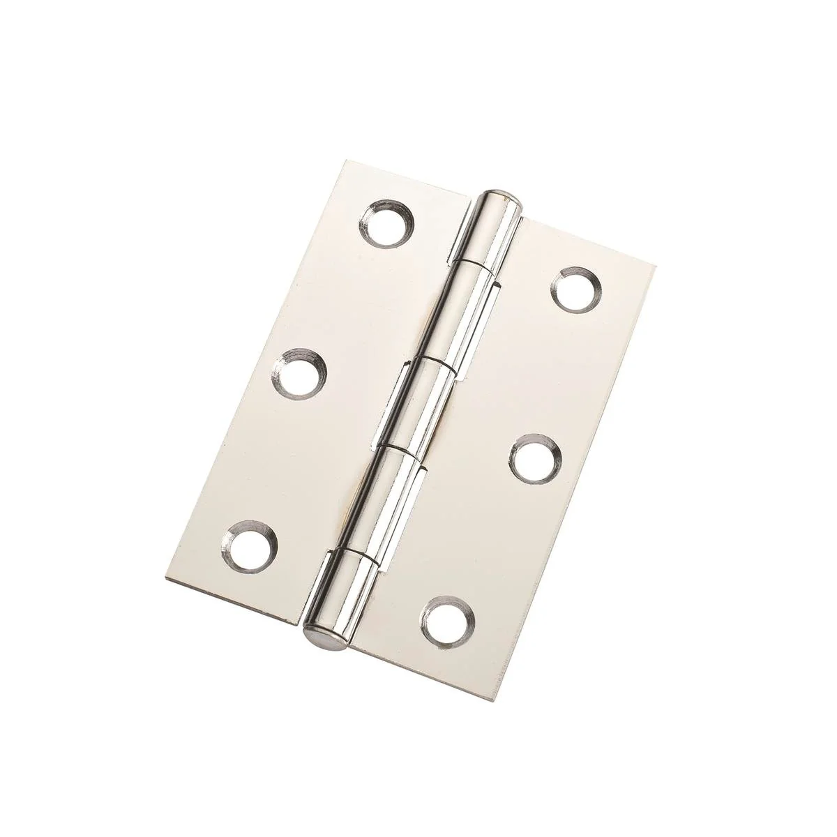 Lane 85mm Polished Chrome Plated Fixed Pin Butt Hinge 20 Pack