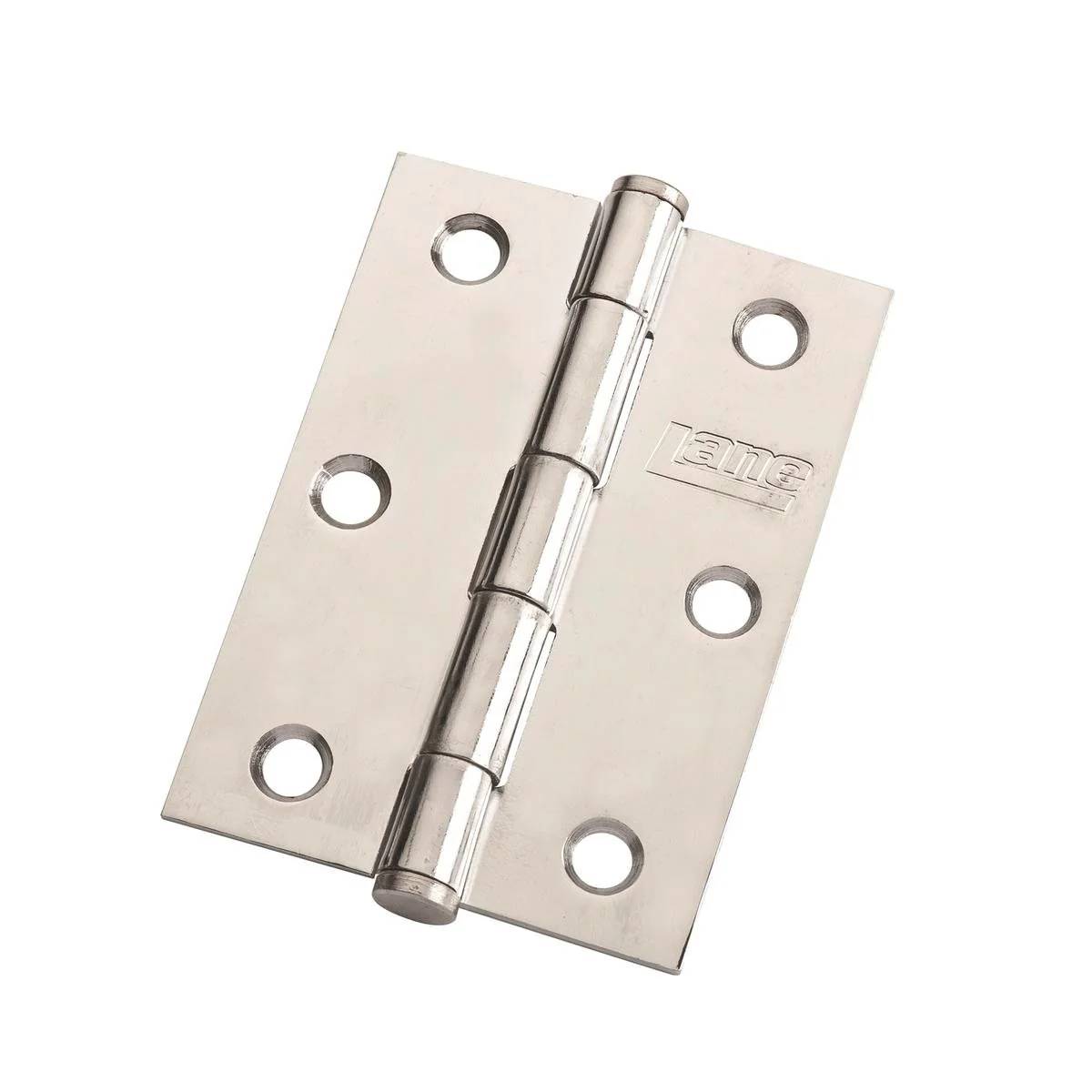 Lane Butt Hinge 85mm Polished Chrome Steel 20 Pack Smooth Action