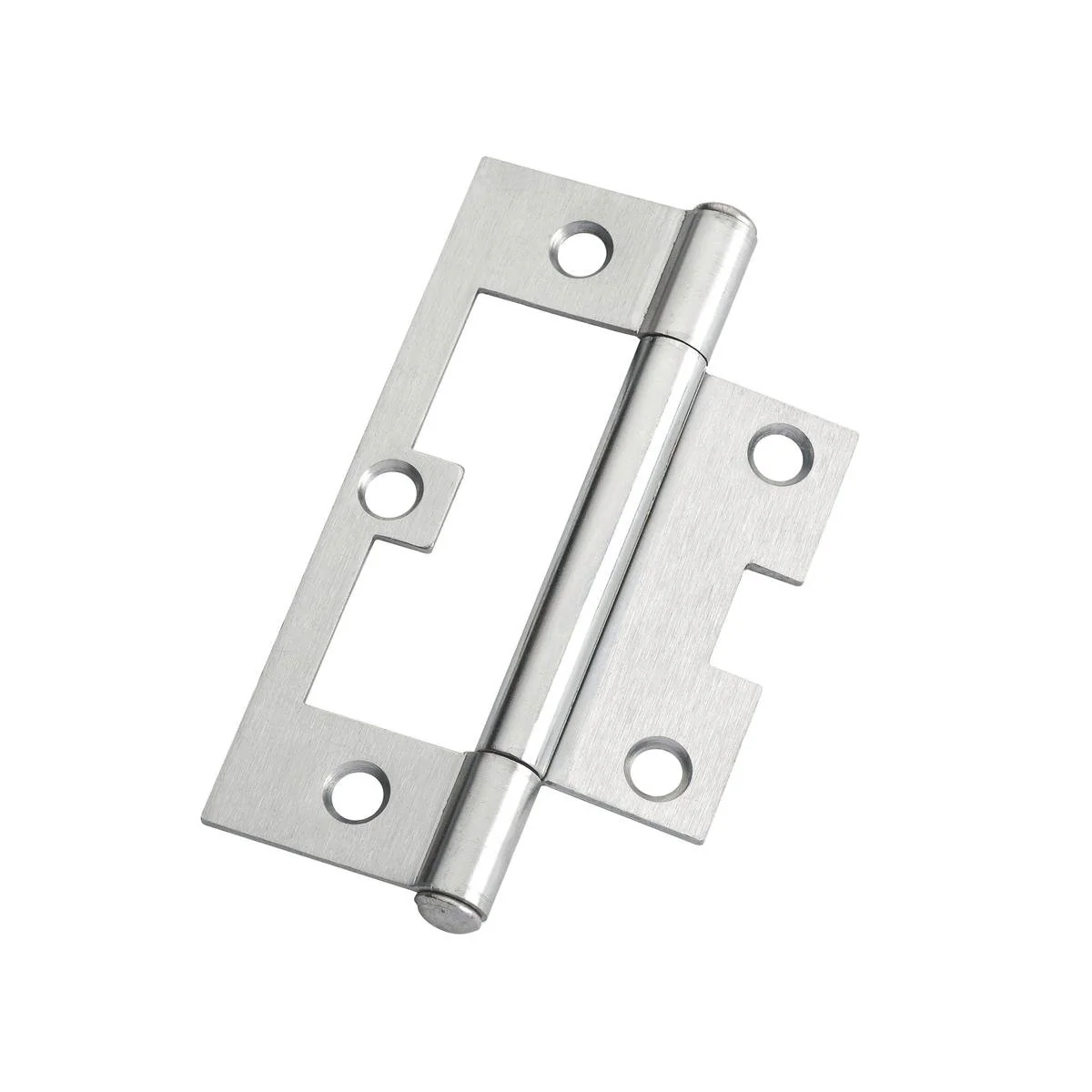 Lane Hinge Satin Chrome Plated 90 x 54 x 1 6mm Easy Fit Security