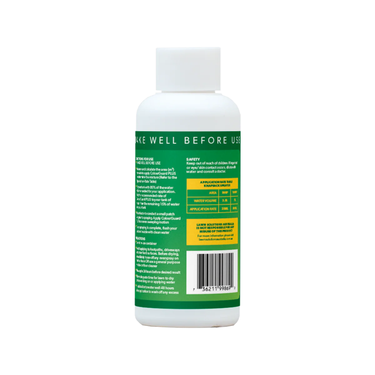 Lawn Solutions Australia Colourguard Plus Concentrate 100ml - Natural Lawn Colour Enhancer - Image 2