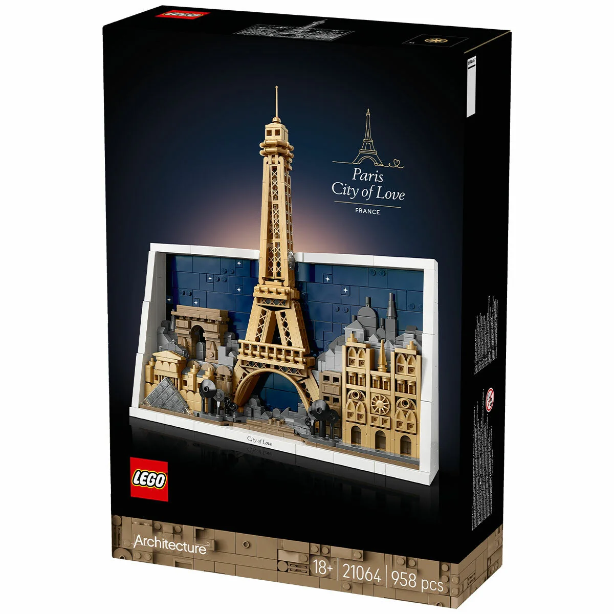 LEGO Architecture Paris City of Love 21064 Framed Wall Decor 958pc - Image 8