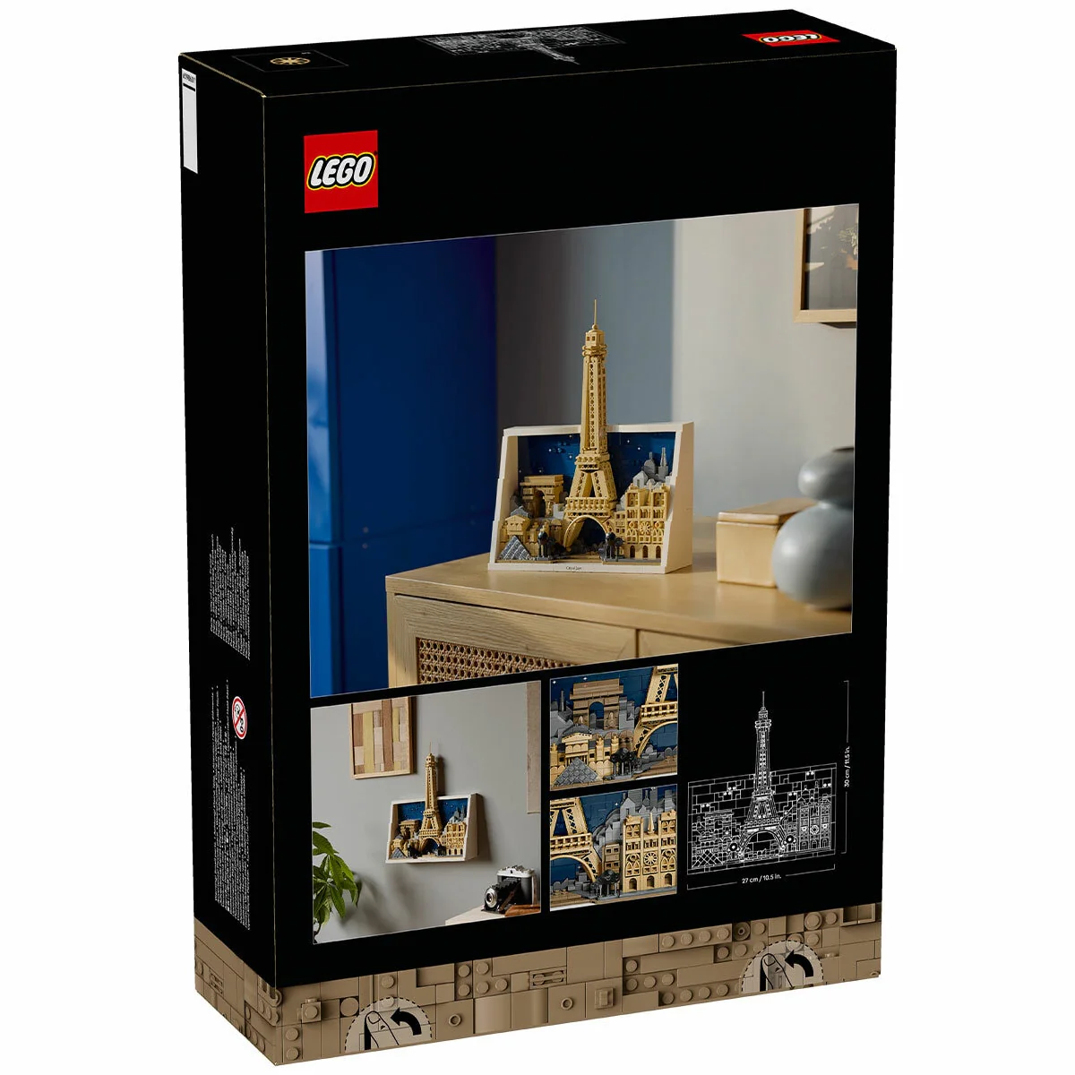 LEGO Architecture Paris City of Love 21064 Framed Wall Decor 958pc - Image 9