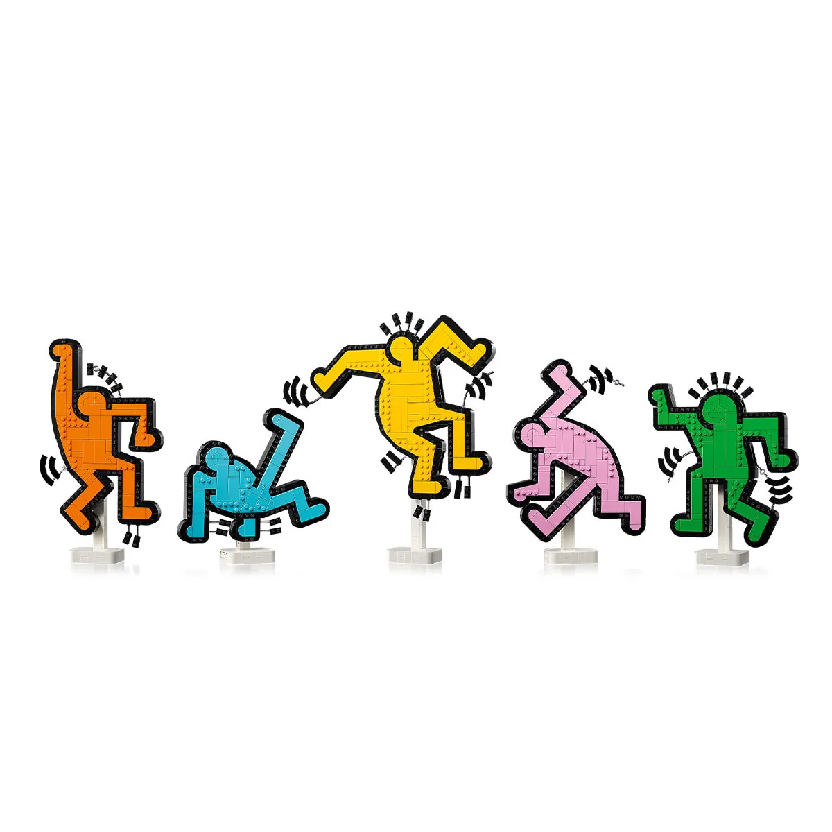 LEGO Art Keith Haring Dancing Figures 31216 Frameless 1773-Piece - Image 2