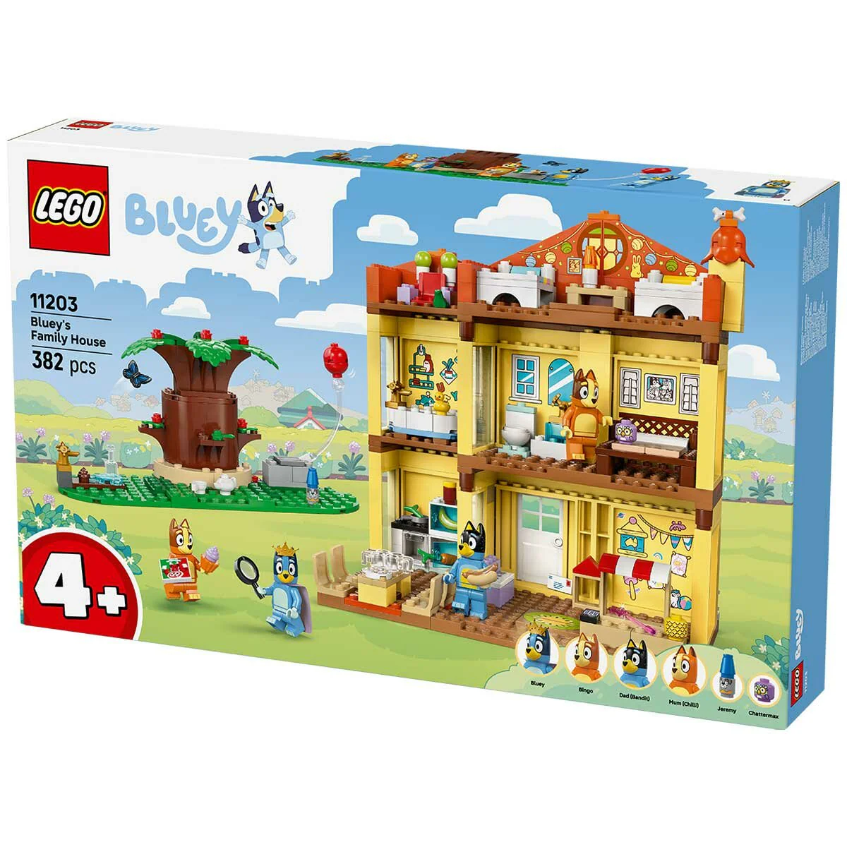 LEGO Bluey Bluey’s Family House Playset 11203 382-Piece Modular Role Play Set - Image 7