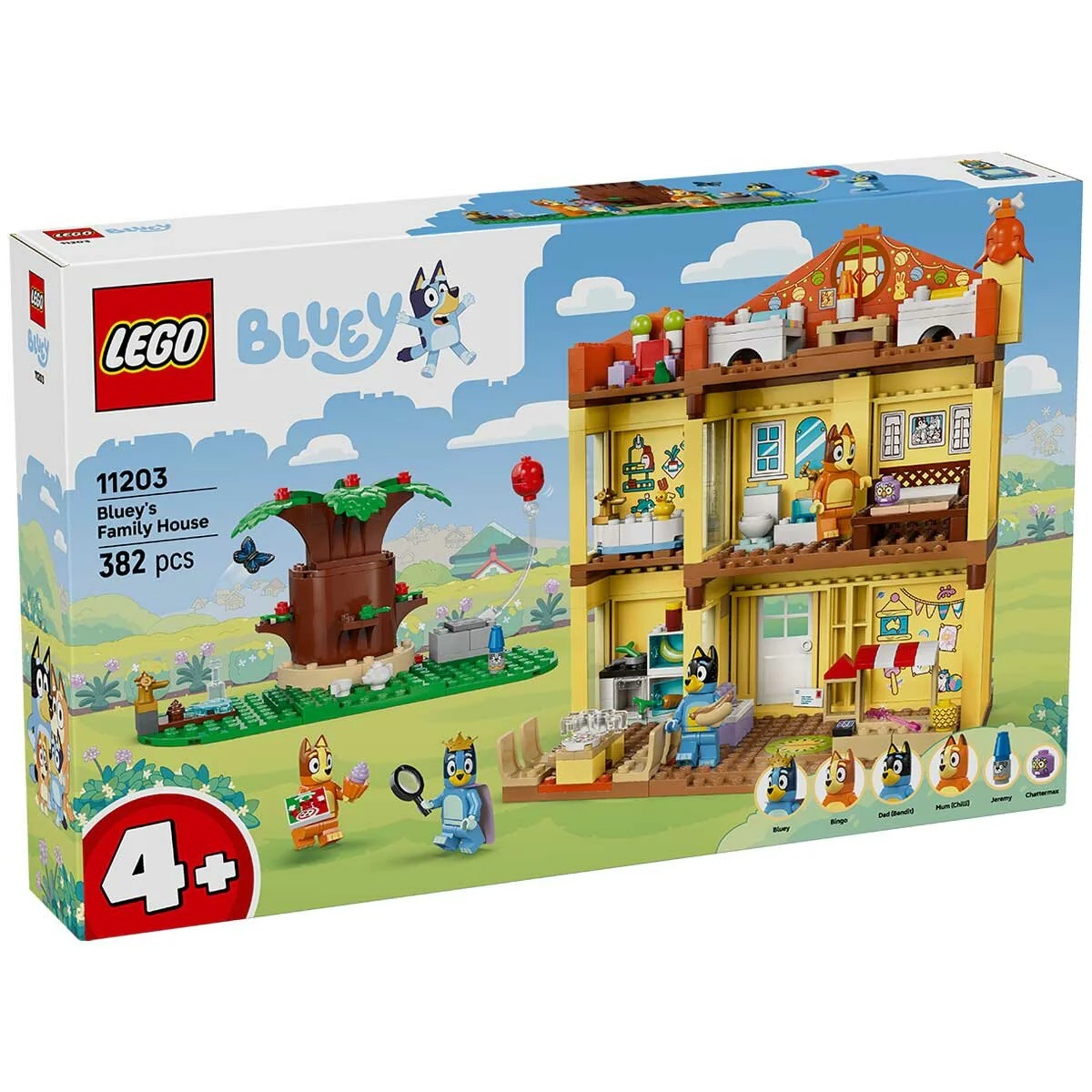 LEGO Bluey Bluey’s Family House Playset 11203 382-Piece Modular Role Play Set - Image 9
