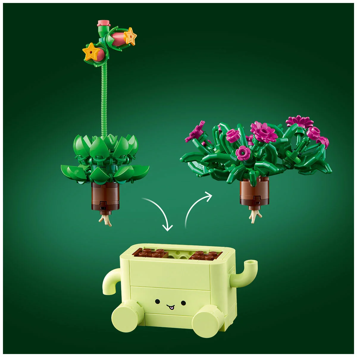 LEGO Botanicals Rocking Plants 11506 253-Piece Playful Plant Set - Image 10