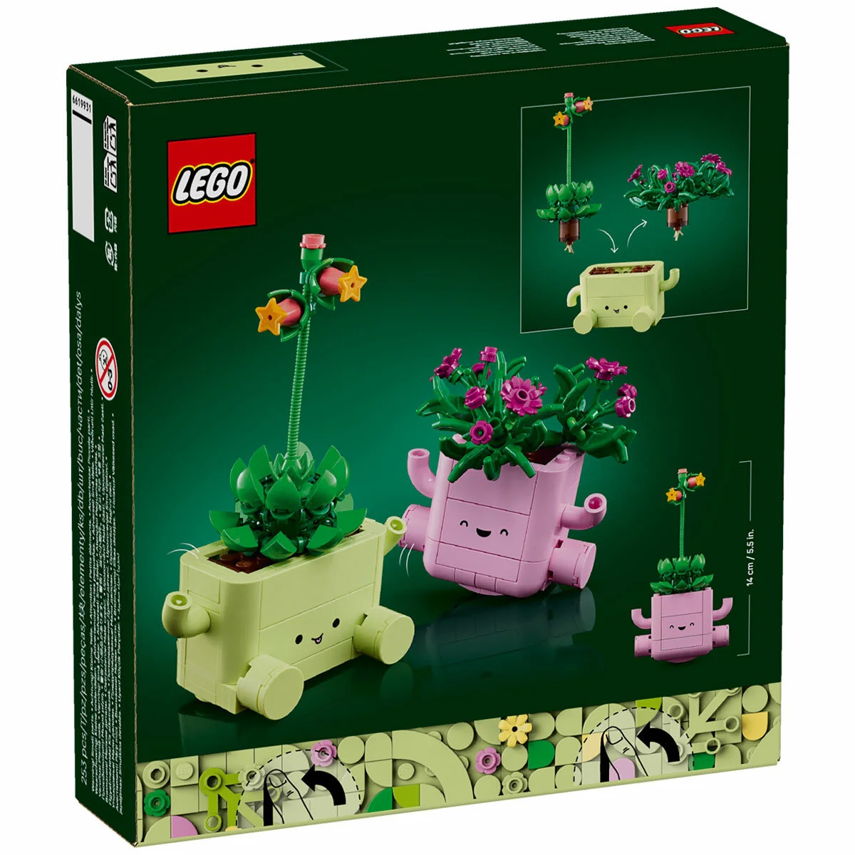 LEGO Botanicals Rocking Plants 11506 253-Piece Playful Plant Set - Image 2