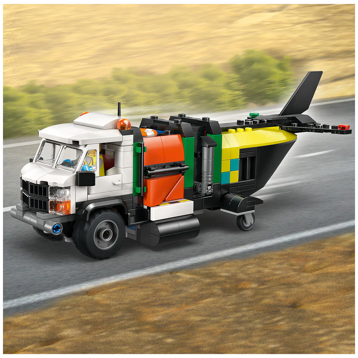 LEGO City Airplane Service Truck & Hovercraft Remix 60505 3-in-1 990pc - Image 8