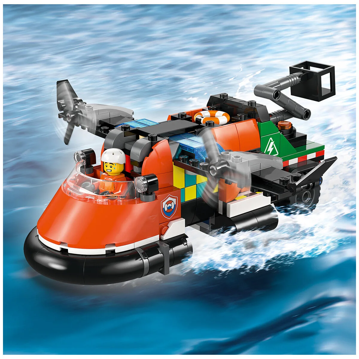 LEGO City Airplane Service Truck & Hovercraft Remix 60505 3-in-1 990pc - Image 9