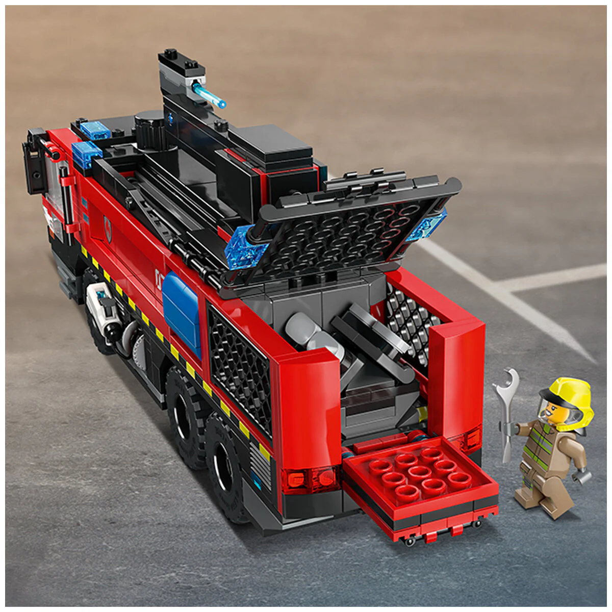 LEGO City Airport Fire Truck 60499 691-Piece Emergency Vehicle Toy - Image 10