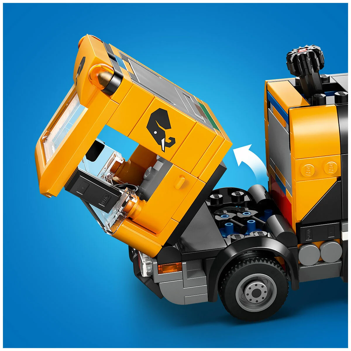LEGO City Cement Mixer 60478 Detailed Construction Truck 371 Pieces - Image 5