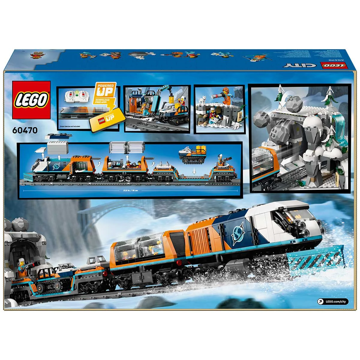 LEGO City Explorers Arctic Polar Express Train 60470 1517 Pieces RC - Image 10