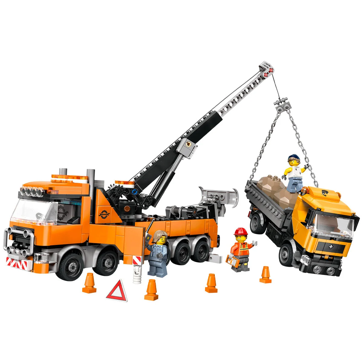 LEGO City Heavy-Duty Recovery Tow Truck with Crane 60467, 793 Pieces - Image 2