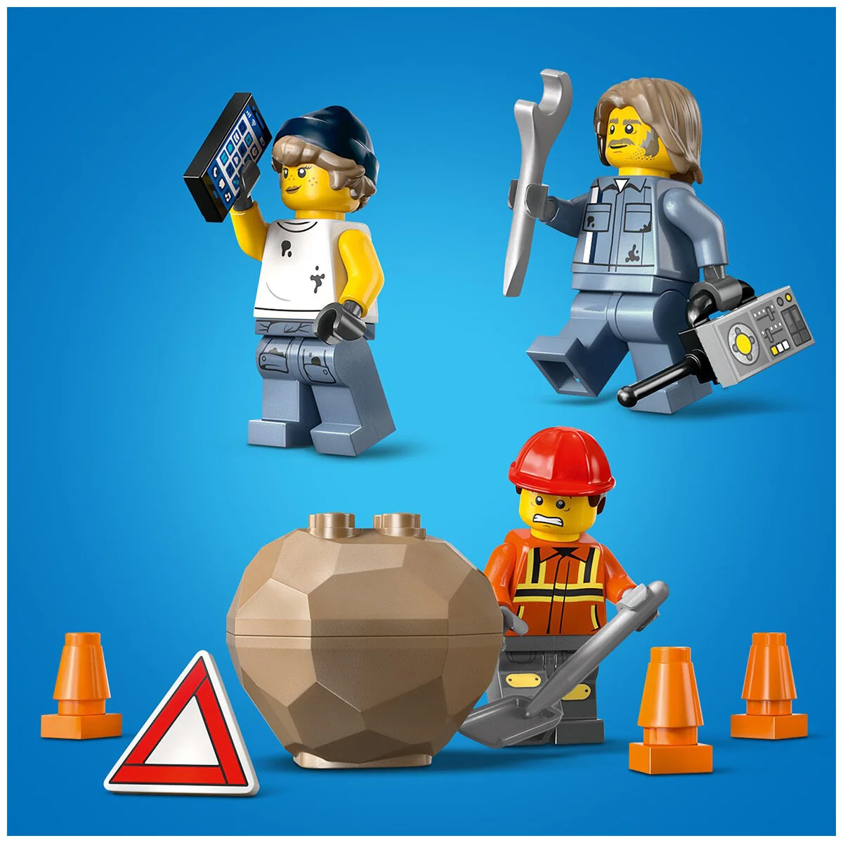 LEGO City Heavy-Duty Recovery Tow Truck with Crane 60467, 793 Pieces - Image 3