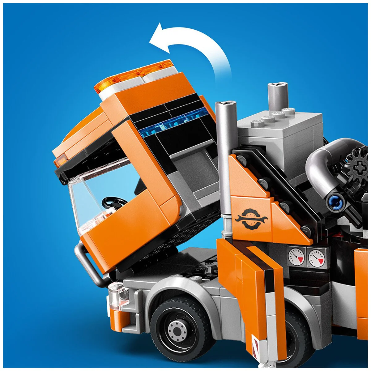 LEGO City Heavy-Duty Recovery Tow Truck with Crane 60467, 793 Pieces - Image 4