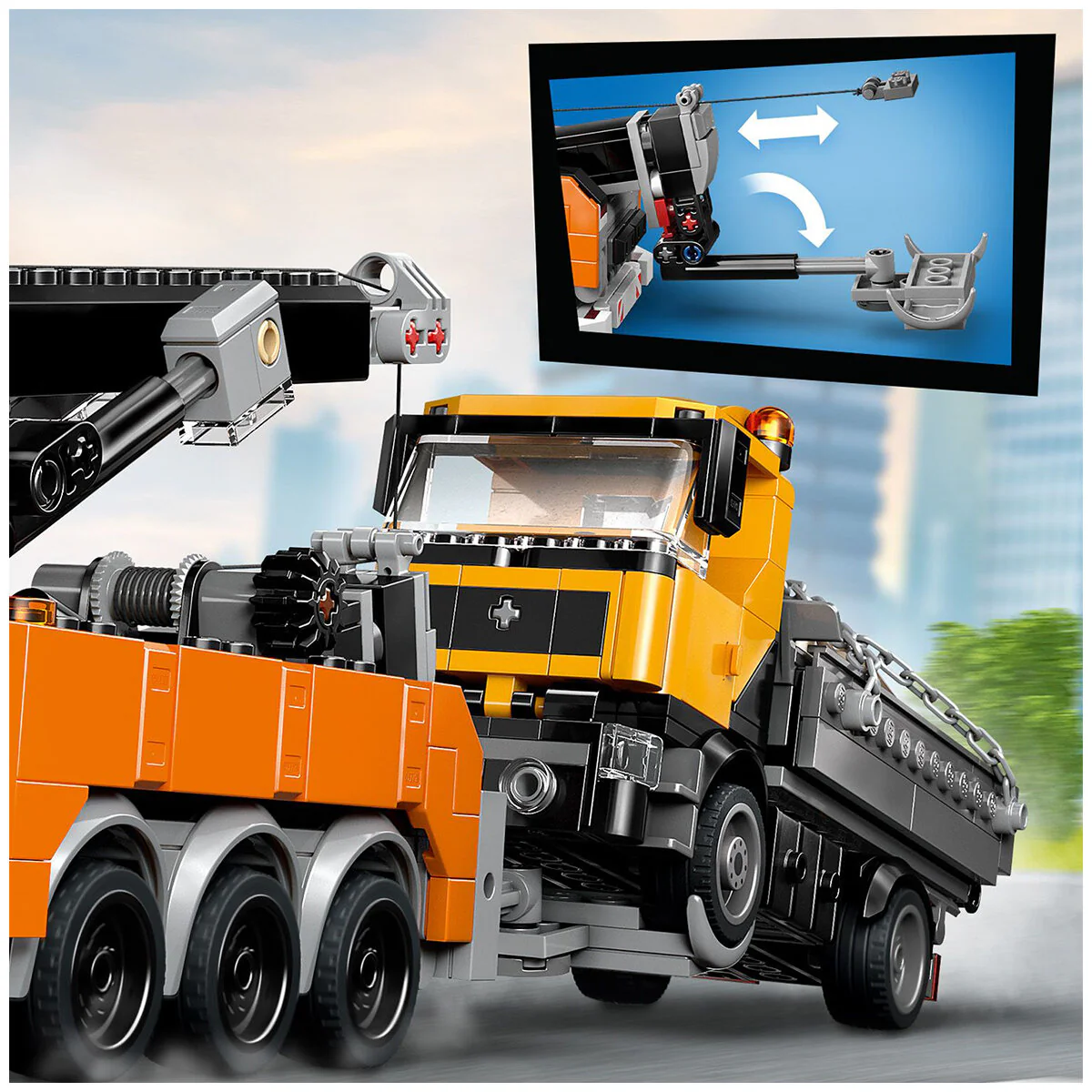 LEGO City Heavy-Duty Recovery Tow Truck with Crane 60467, 793 Pieces - Image 5