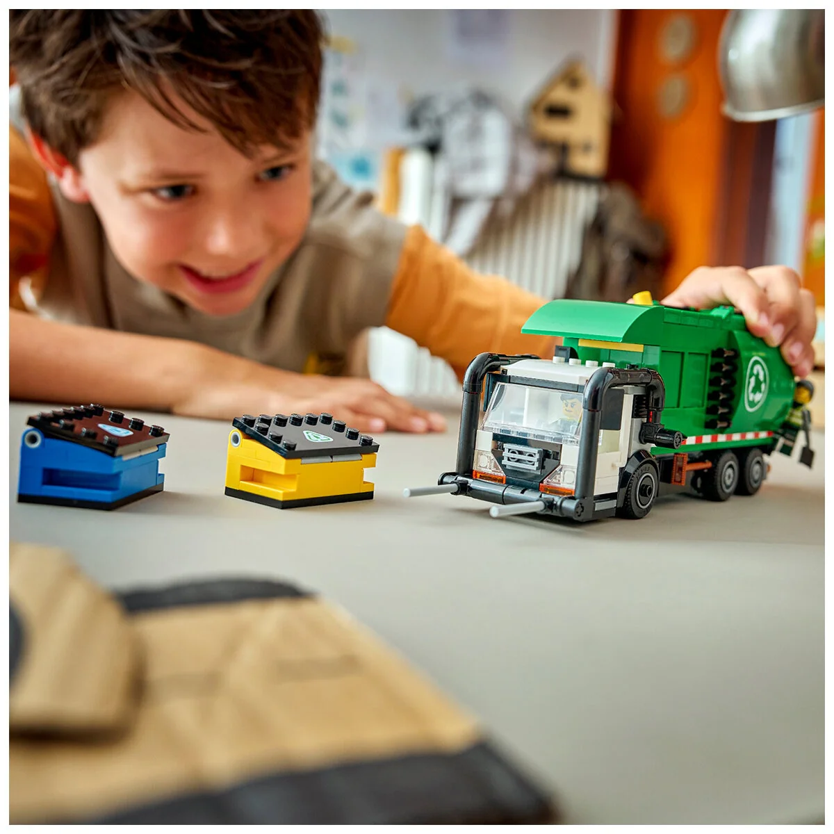 LEGO City Recycling Truck 60495 Interactive Lorry Playset 7+ - Image 4