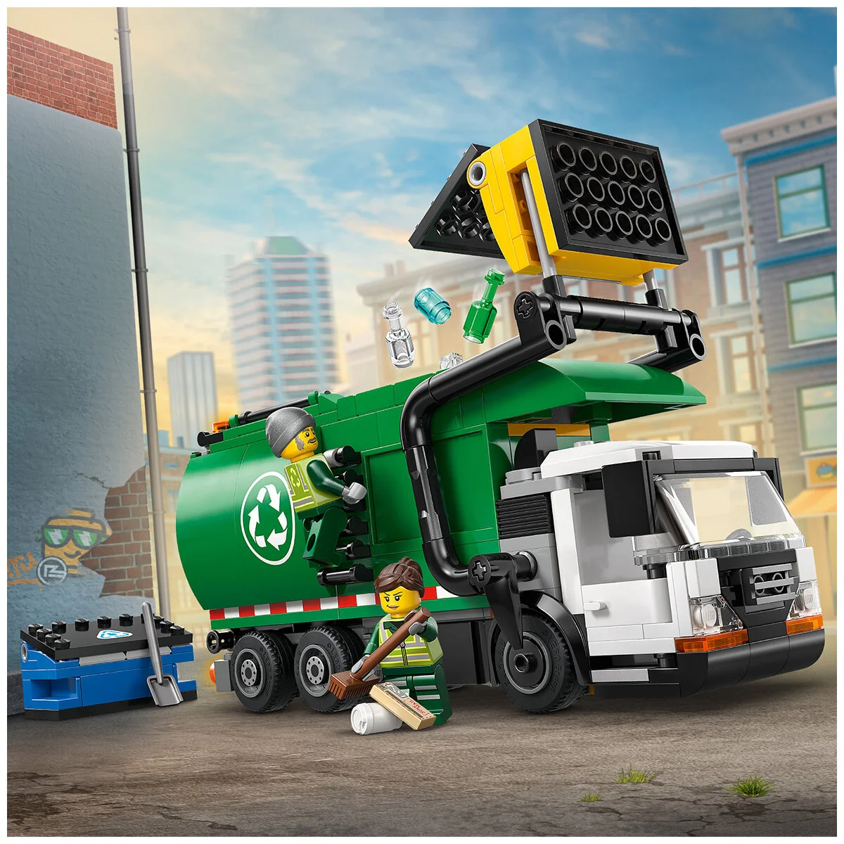LEGO City Recycling Truck 60495 Interactive Lorry Playset 7+ - Image 8
