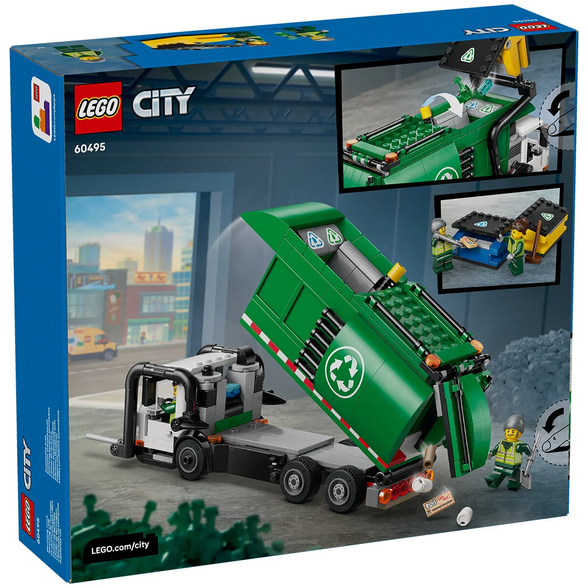 LEGO City Recycling Truck 60495 Interactive Lorry Playset 7+ - Image 9