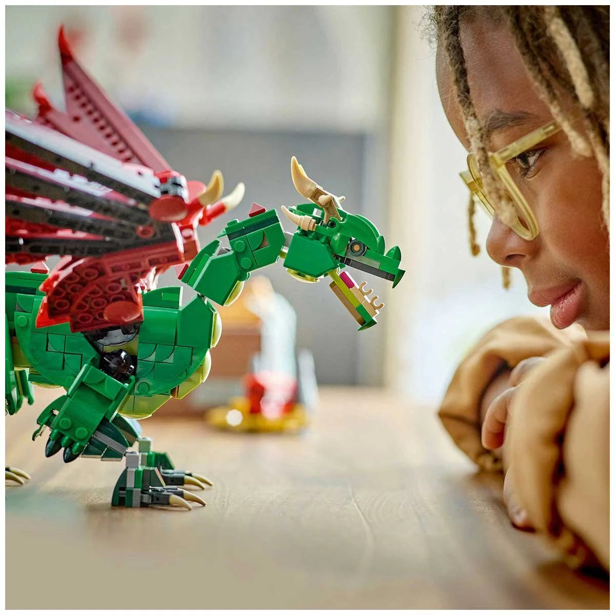 LEGO Creator 3-in-1 Medieval Dragon 31161 Posable Wings Age 9+ - Image 5