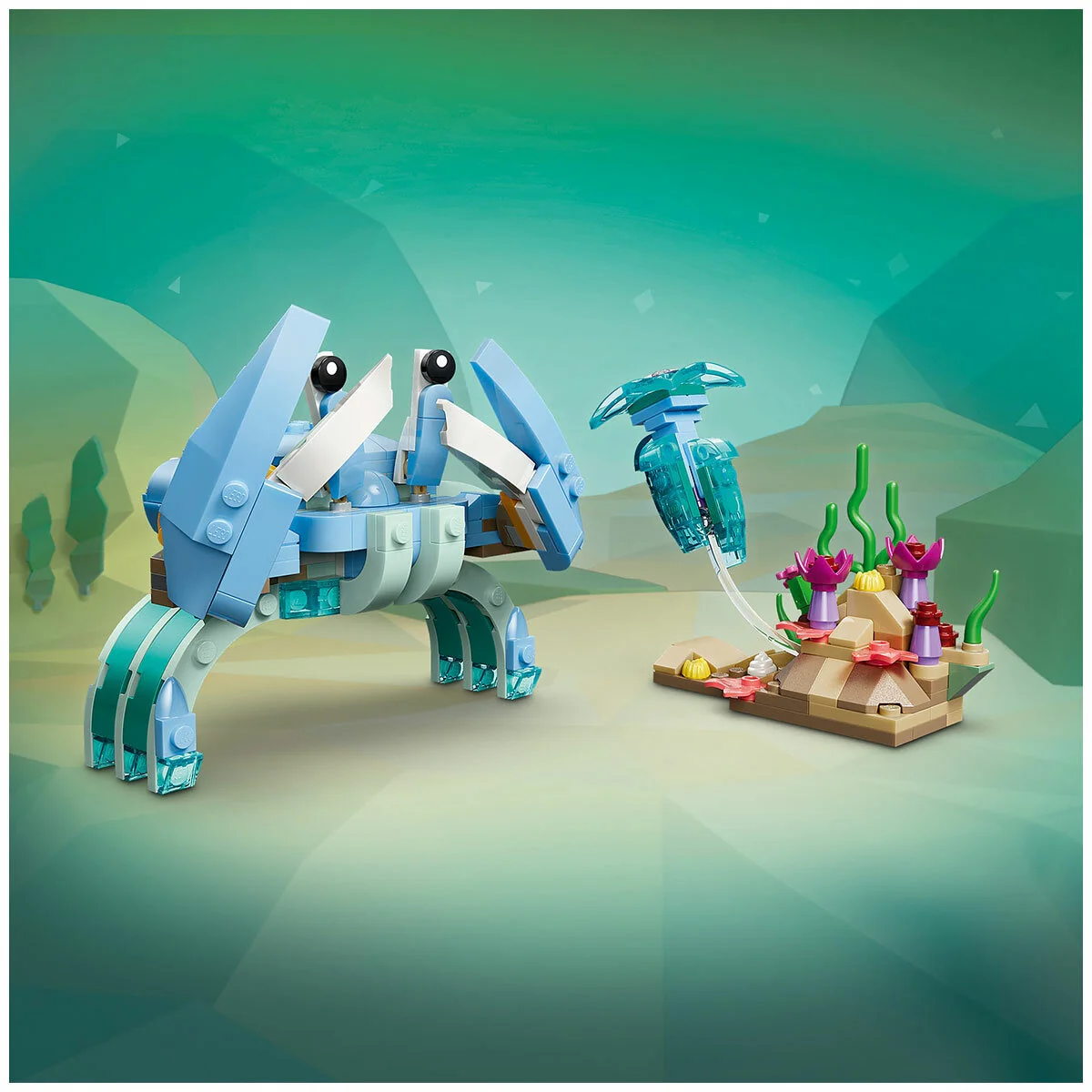LEGO Creator 3-in-1 Sea Animals Beautiful Dolphins 31385 542 Pieces - Image 6