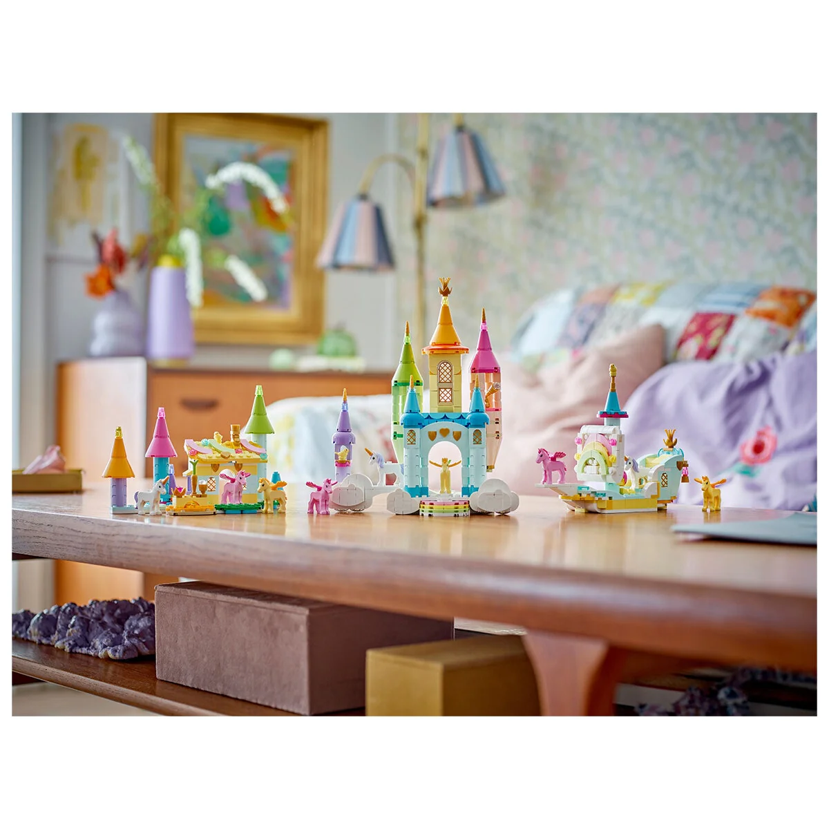 LEGO Creator 3in1 Unicorn Castle 31175 390 Piece Unicorn Toy Set for Kids 8+ - Image 2