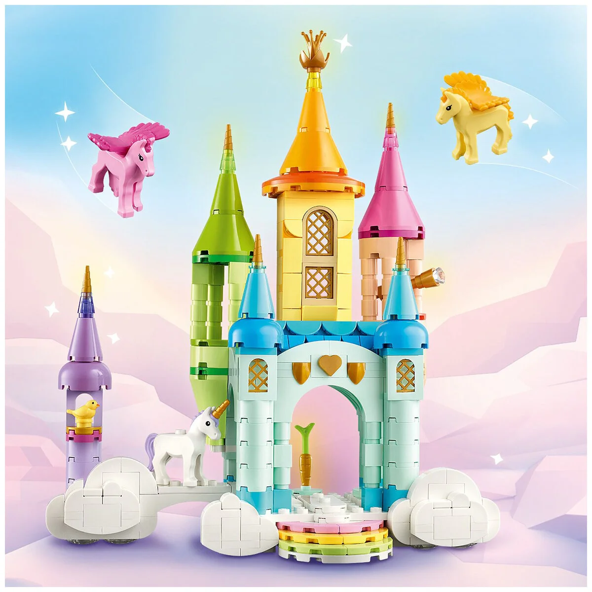 LEGO Creator 3in1 Unicorn Castle 31175 390 Piece Unicorn Toy Set for Kids 8+ - Image 3