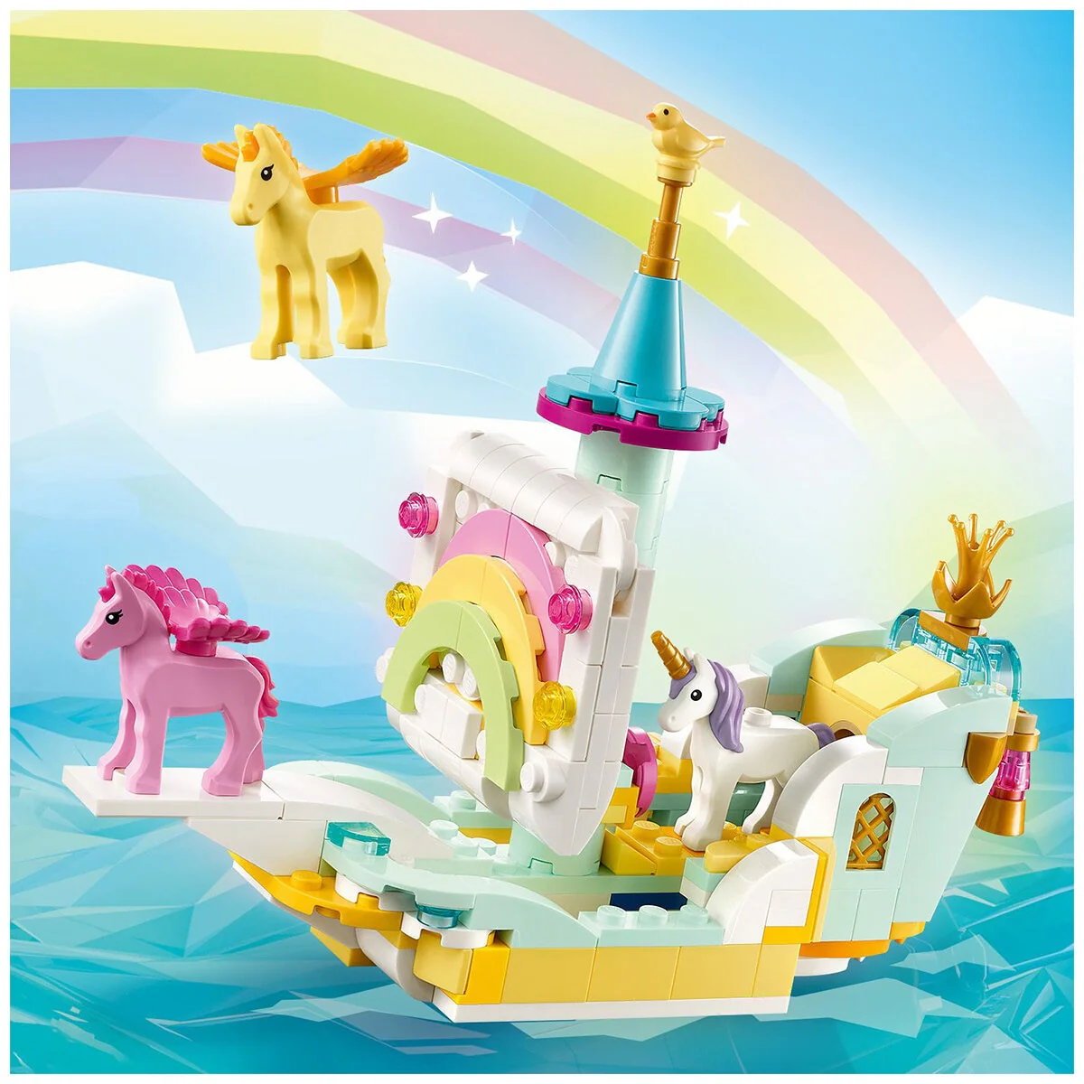 LEGO Creator 3in1 Unicorn Castle 31175 390 Piece Unicorn Toy Set for Kids 8+ - Image 4