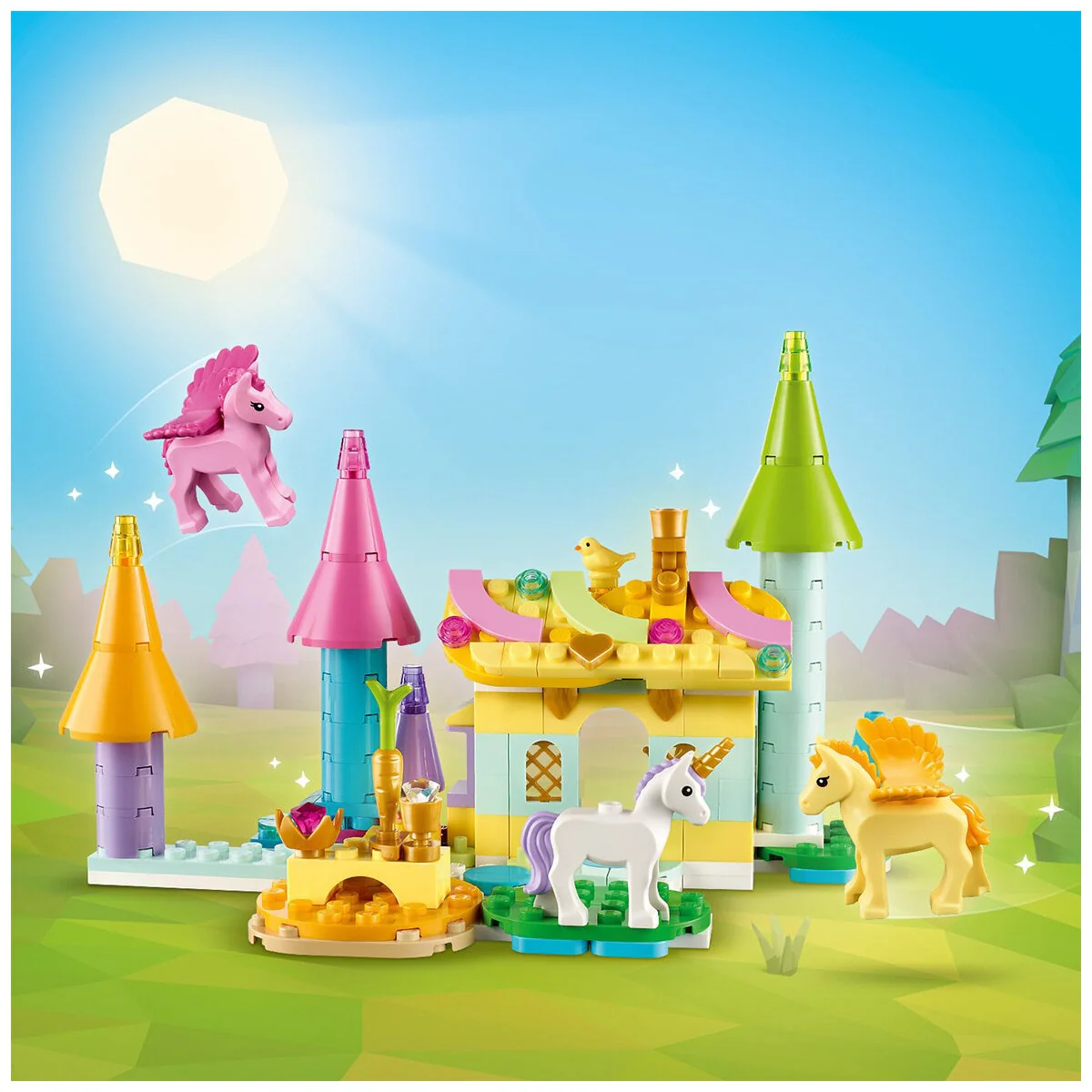 LEGO Creator 3in1 Unicorn Castle 31175 390 Piece Unicorn Toy Set for Kids 8+ - Image 5