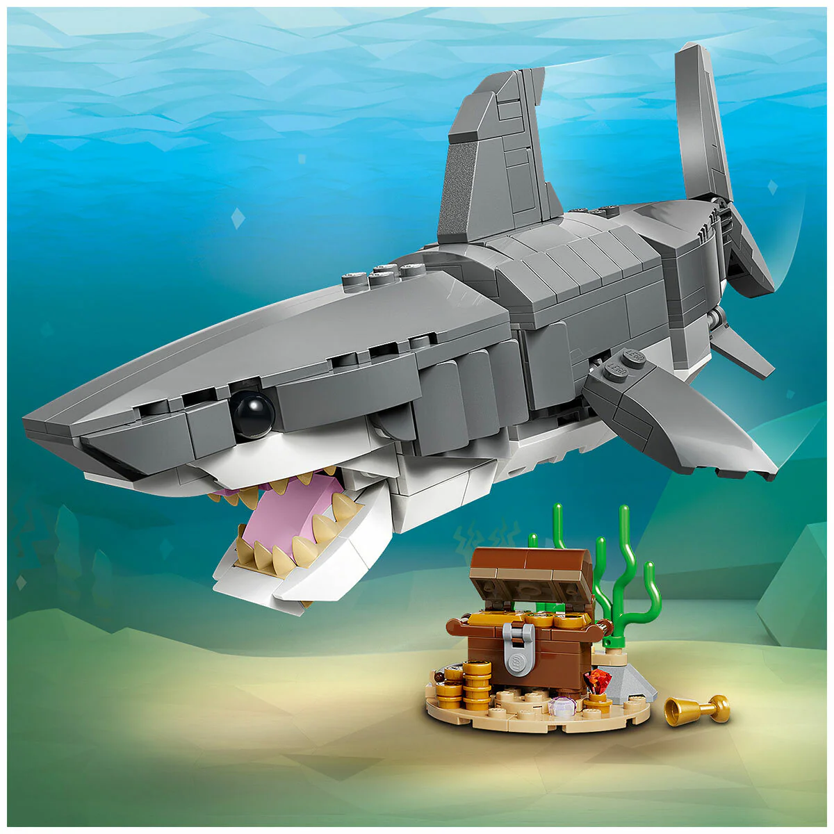 LEGO Creator 3 in 1 Posable Shark Treasure Chest 31381 379 Pieces - Image 5