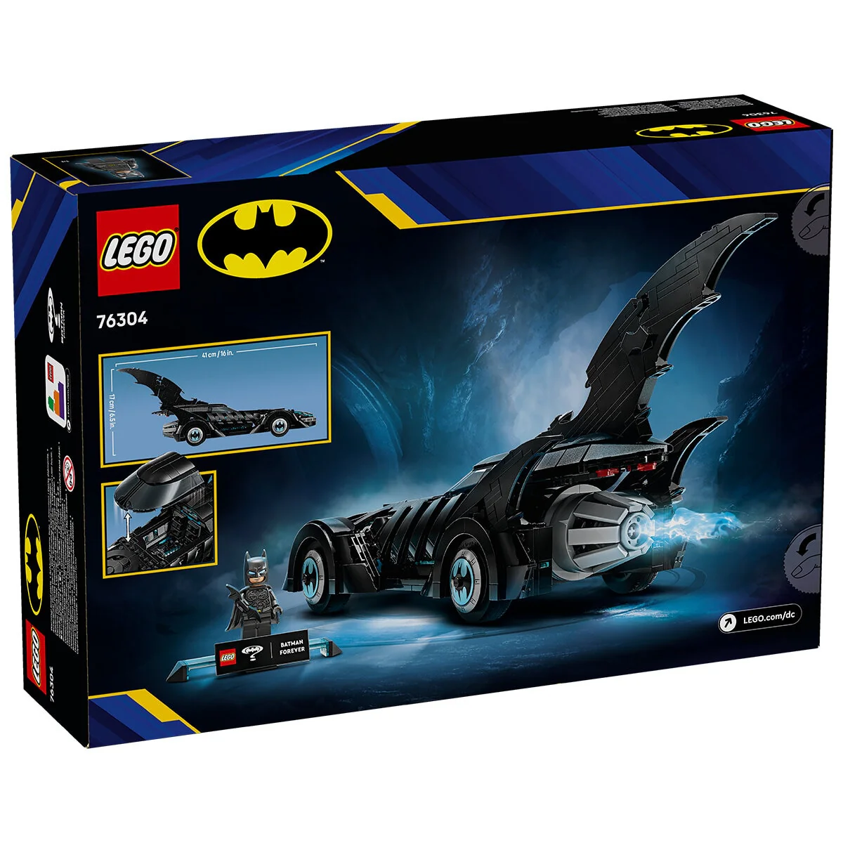 LEGO DC Batman Forever Batmobile 76304 Collectible 909-Piece Set - Image 9