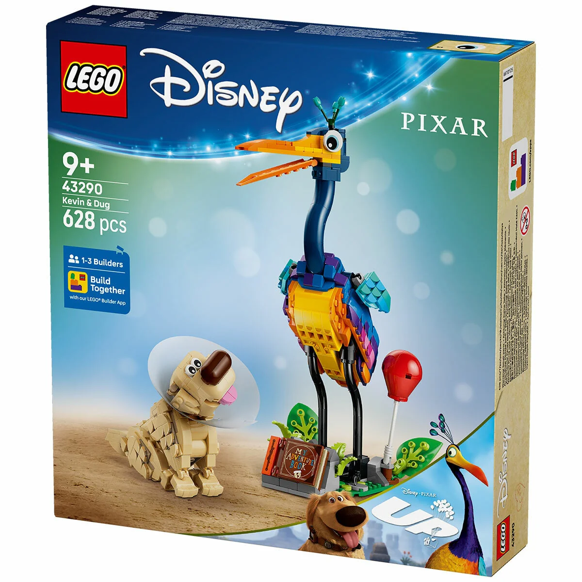 LEGO Disney and Pixar Up Kevin and Dug Brick-Built Set 43290 628pc - Image 4