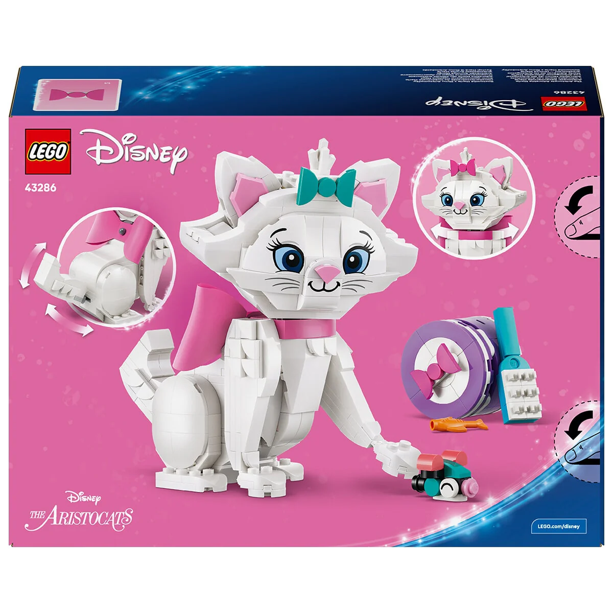 LEGO Disney The Aristocats Adorable Marie 43286 369-Piece Set - Image 10