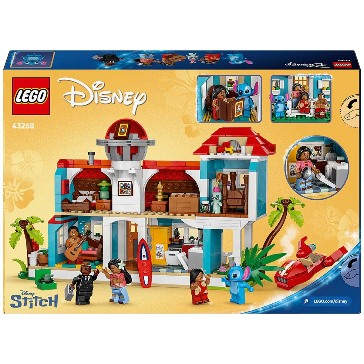 LEGO Disney Lilo & Stitch Beach House 43268 834-Piece Playset - Image 10