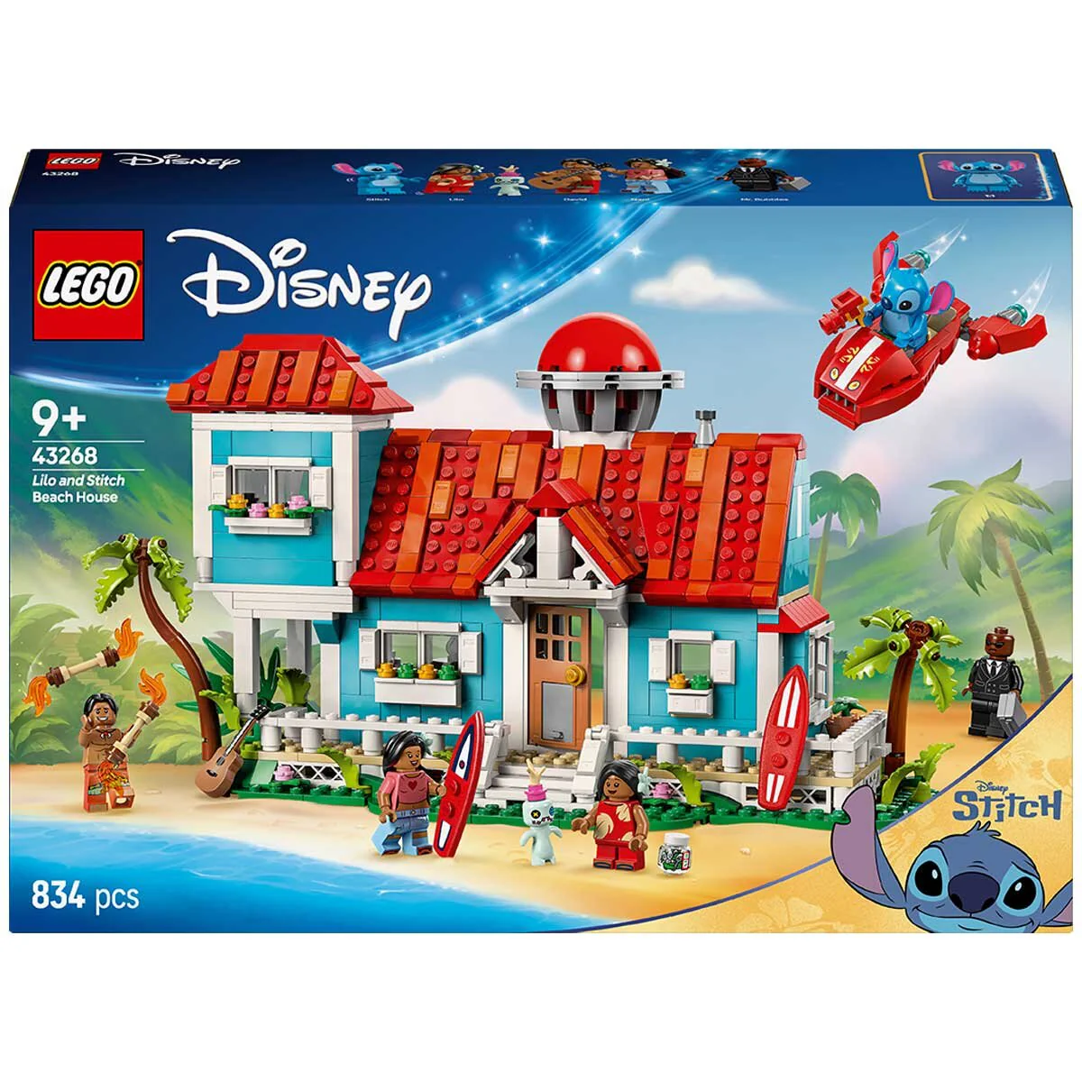 LEGO Disney Lilo & Stitch Beach House 43268 834-Piece Playset - Image 8