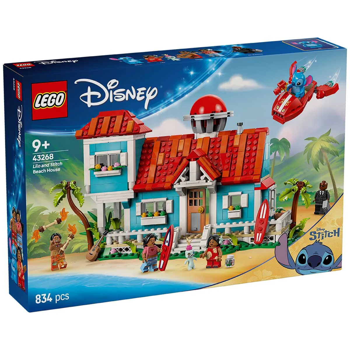 LEGO Disney Lilo & Stitch Beach House 43268 834-Piece Playset - Image 9