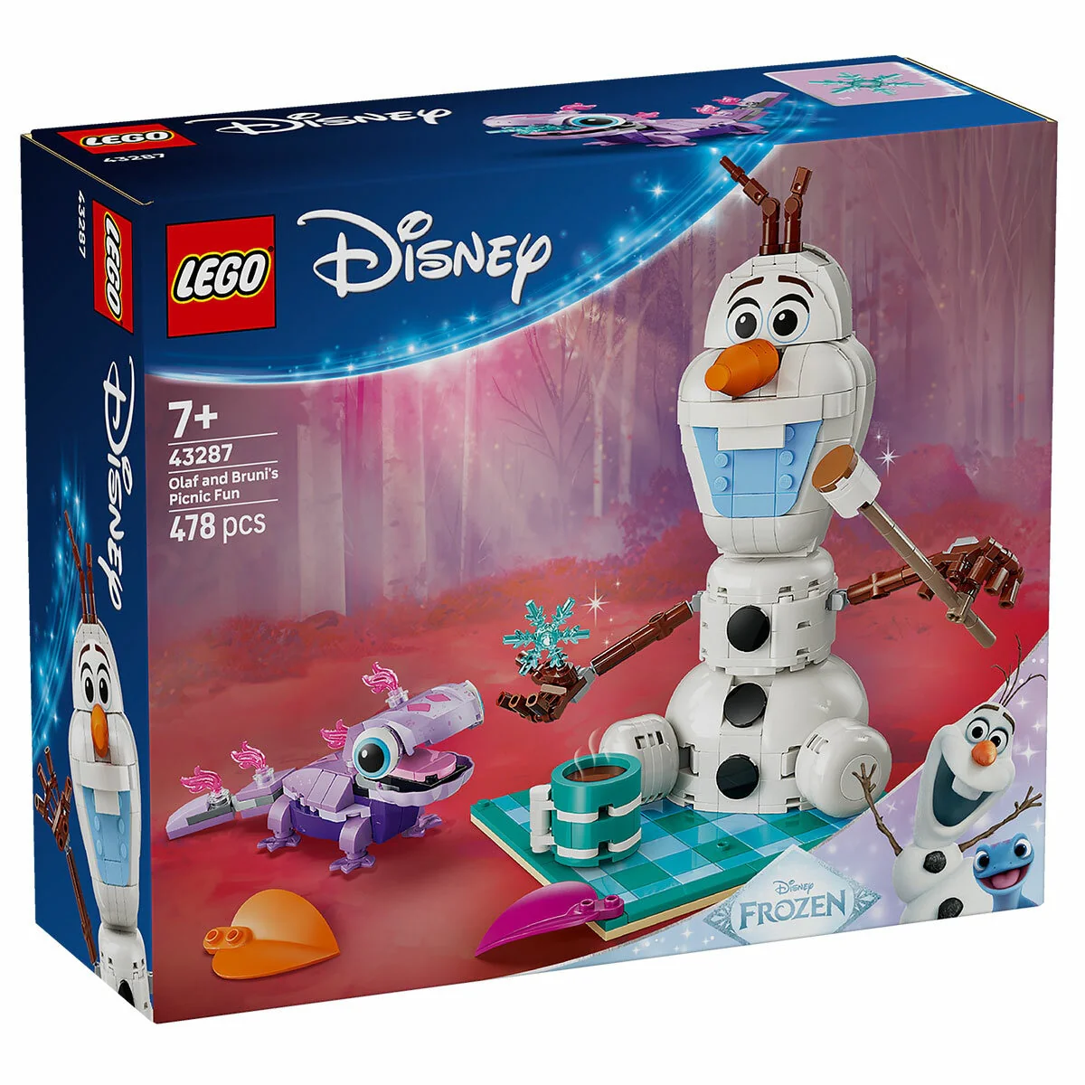LEGO Disney Frozen Olaf & Bruni Picnic Fun 43287 478-Piece Set - Image 6