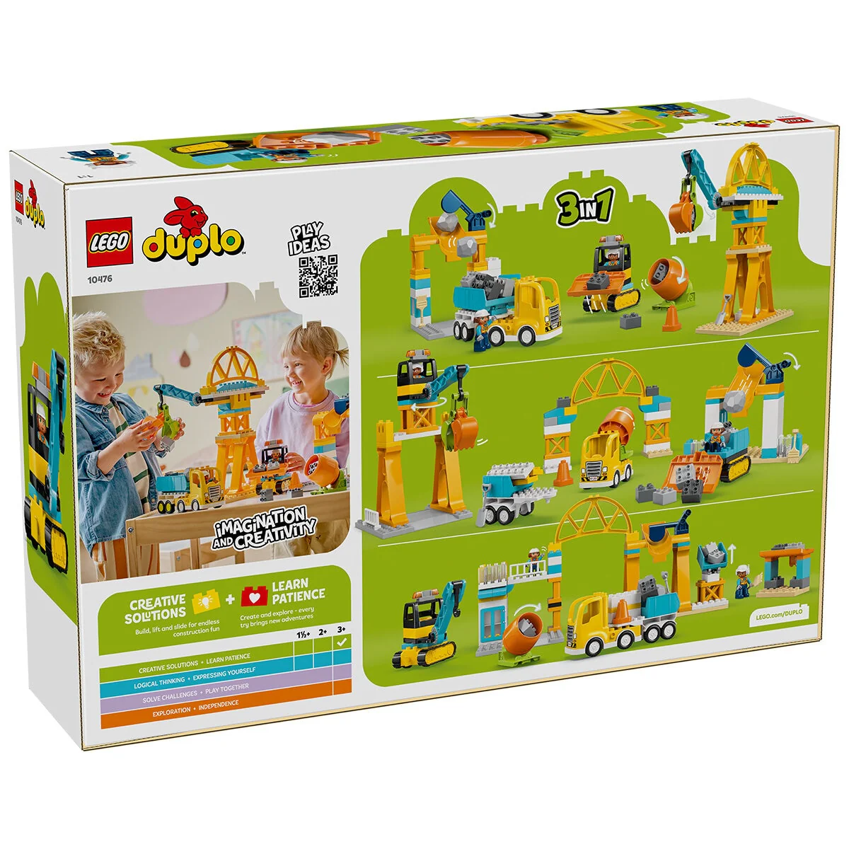 LEGO DUPLO 3-in-1 Construction Site & Vehicles Set 10476 Toddler 3+ - Image 11