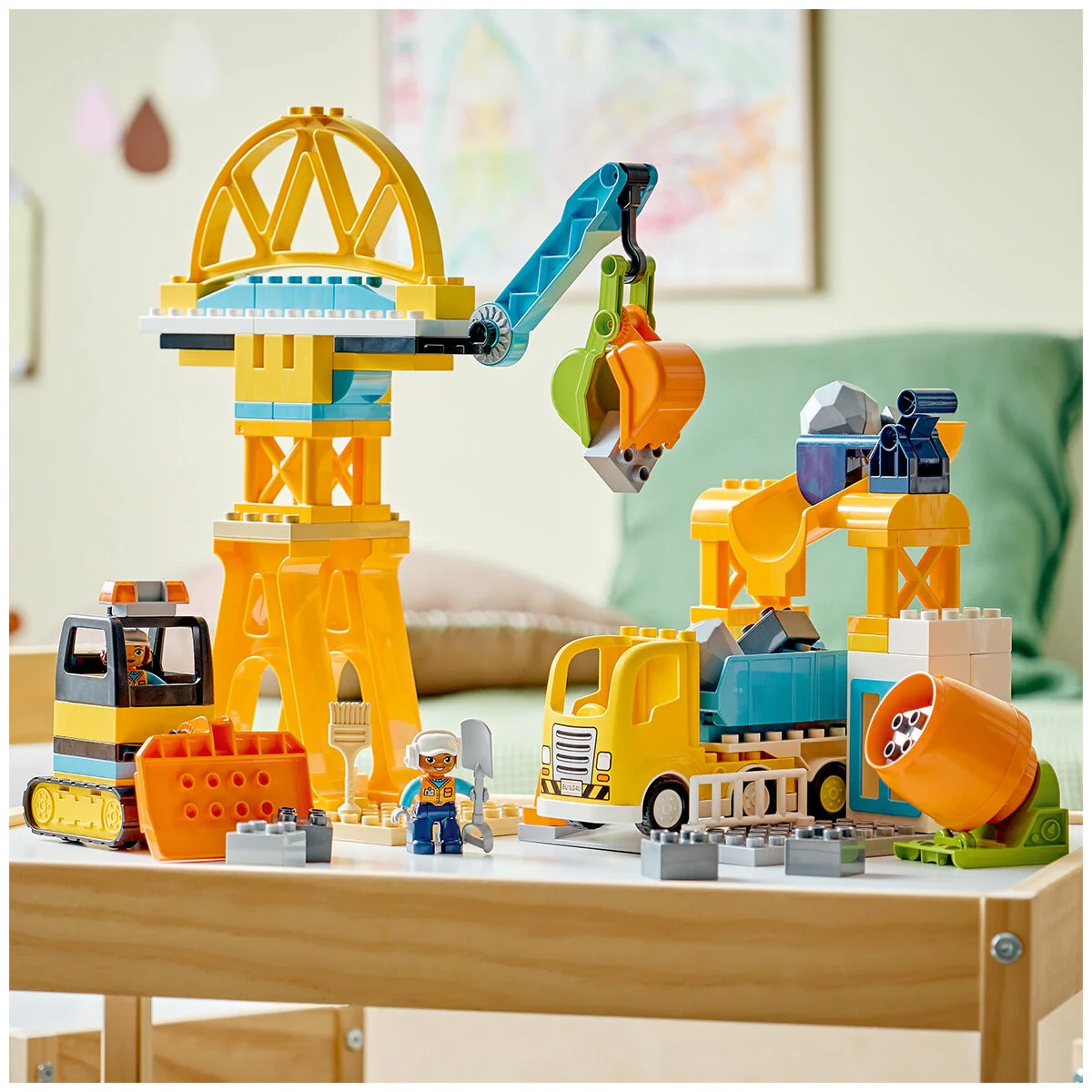 LEGO DUPLO 3-in-1 Construction Site & Vehicles Set 10476 Toddler 3+ - Image 3