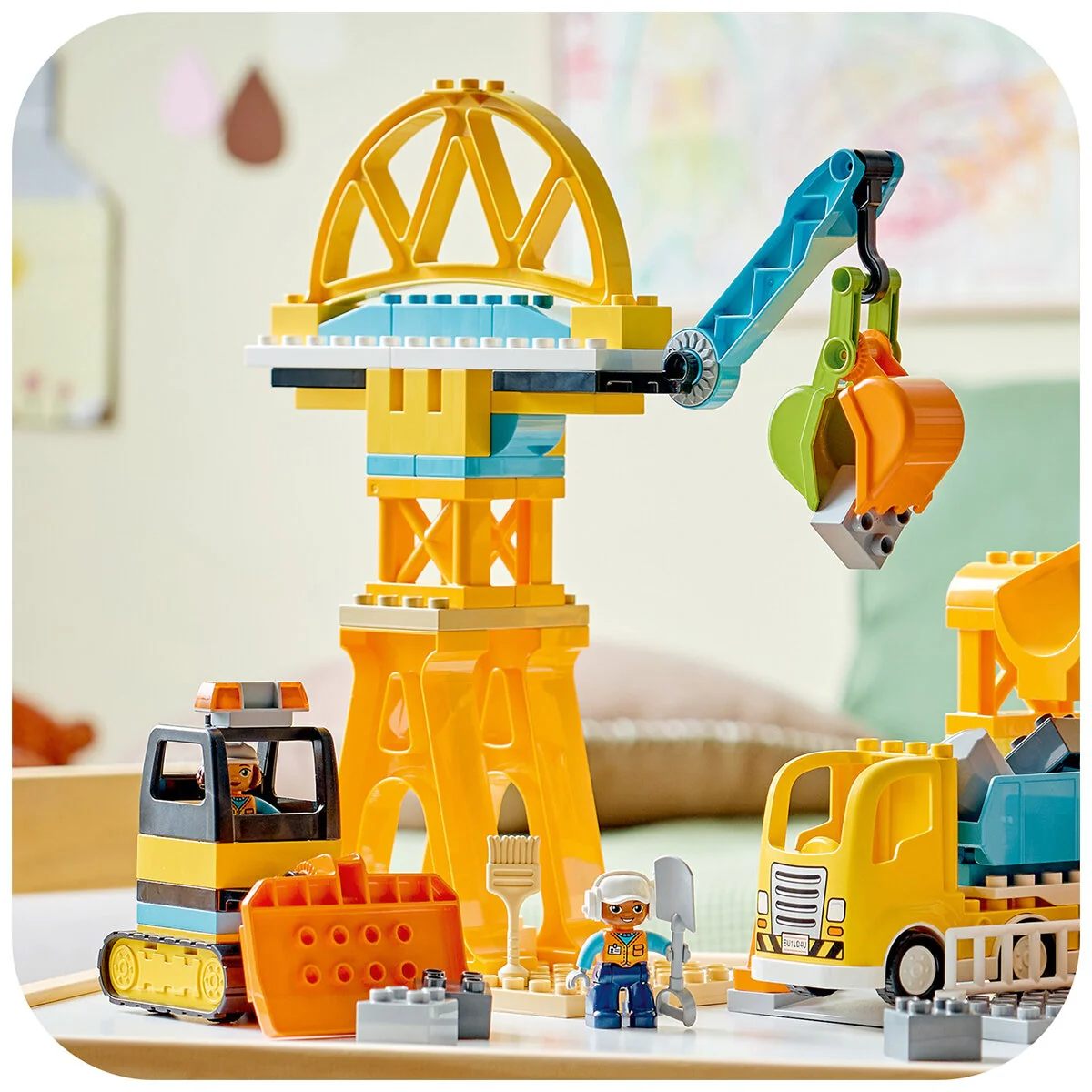 LEGO DUPLO 3-in-1 Construction Site & Vehicles Set 10476 Toddler 3+ - Image 9