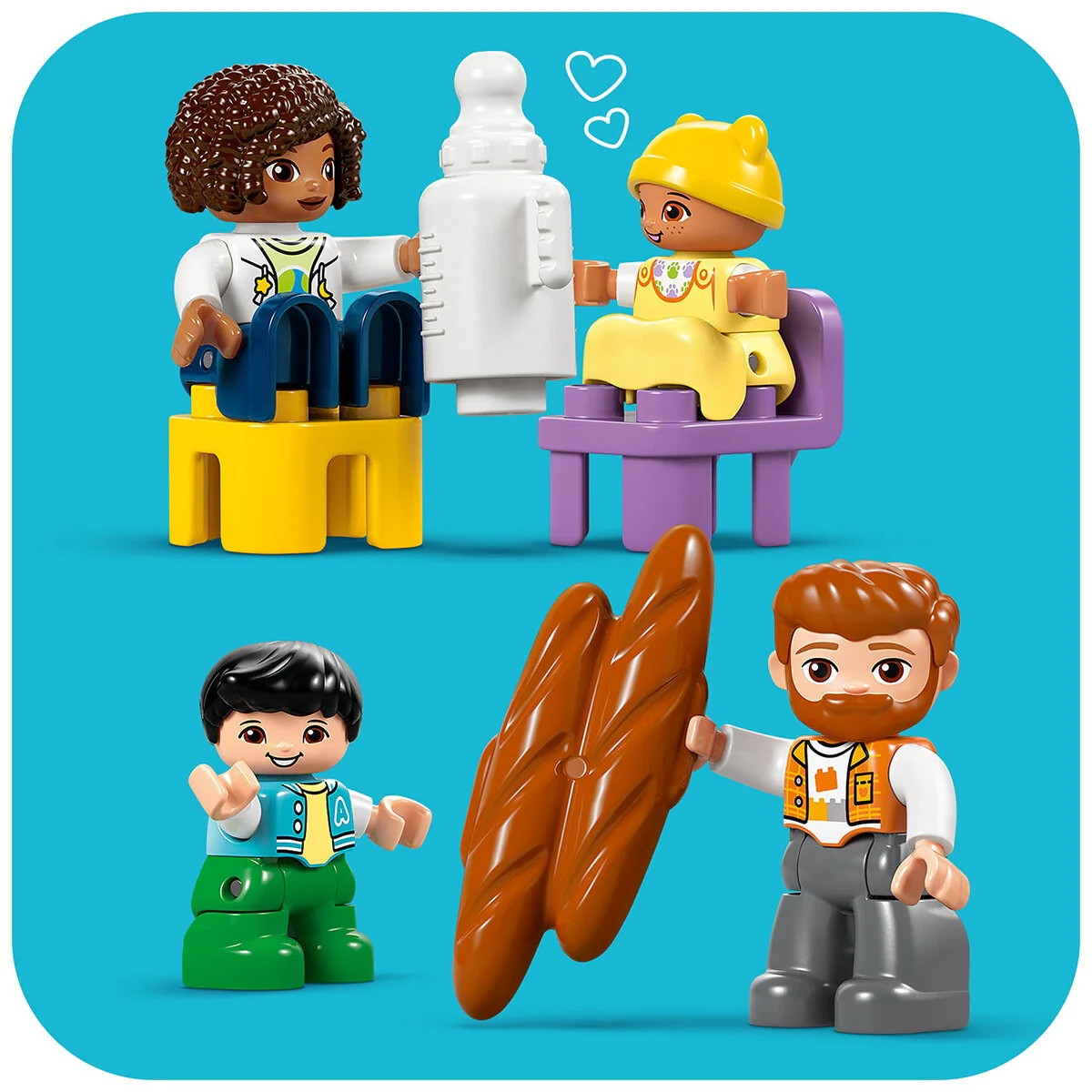LEGO DUPLO 3-in-1 Modern Family House Figures 10470 Interactive - Image 5