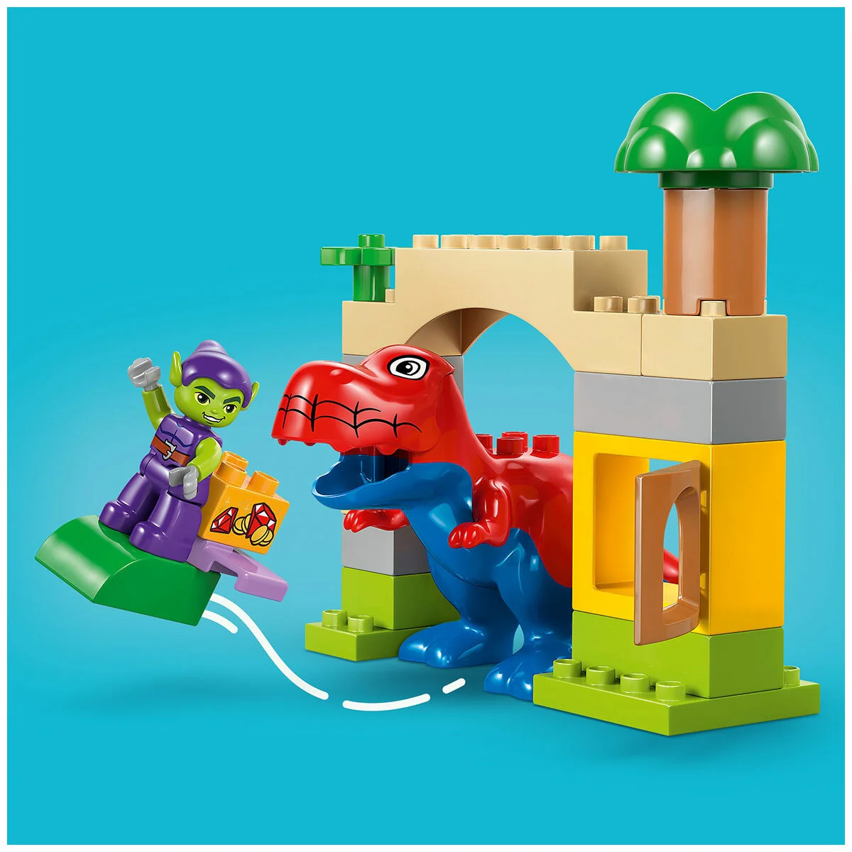 LEGO DUPLO Marvel Spidey-Rex vs Green Goblin Dinosaur 10463 Action - Image 6