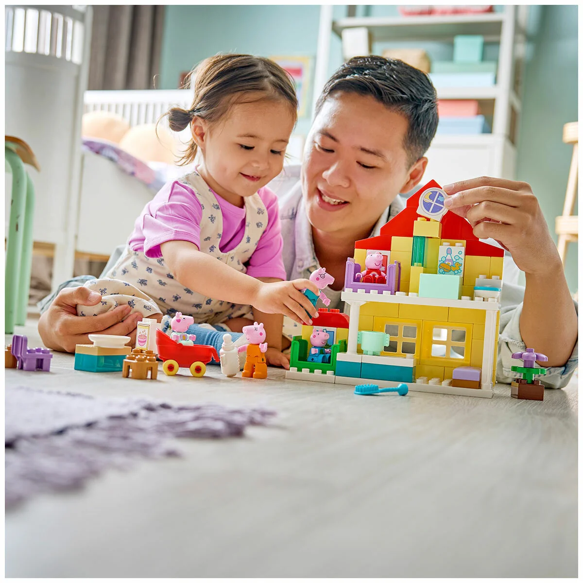 LEGO DUPLO Peppa Pig Family House 10467 Ages 2+ Learning Toy, 84 Pieces - Image 5