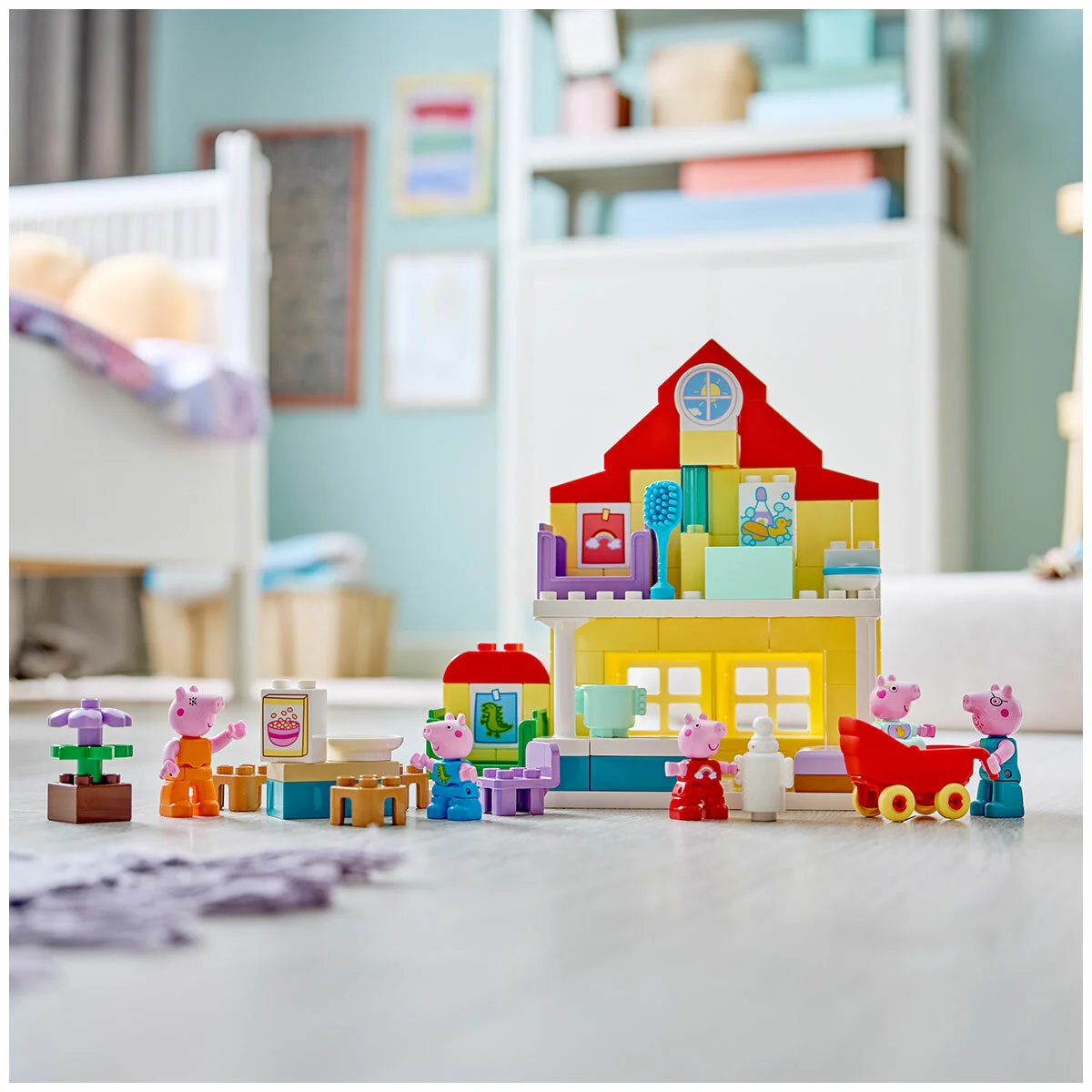 LEGO DUPLO Peppa Pig Family House 10467 Ages 2+ Learning Toy, 84 Pieces - Image 8