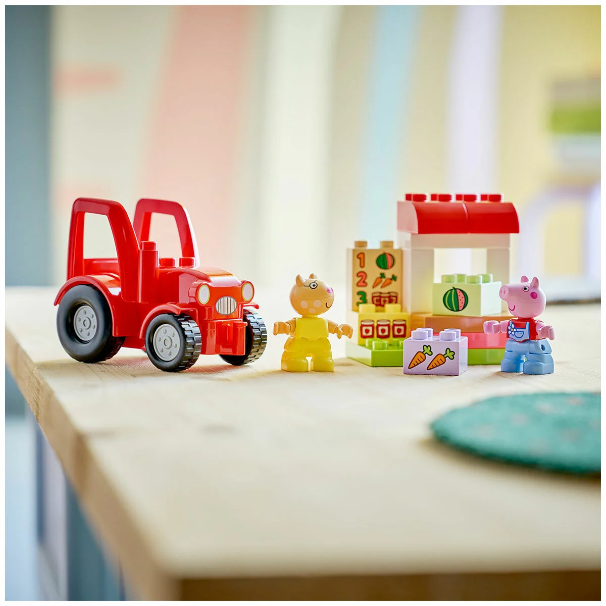 LEGO DUPLO Peppa Pig Tractor and Market 10468 Toddler Playset - Image 4