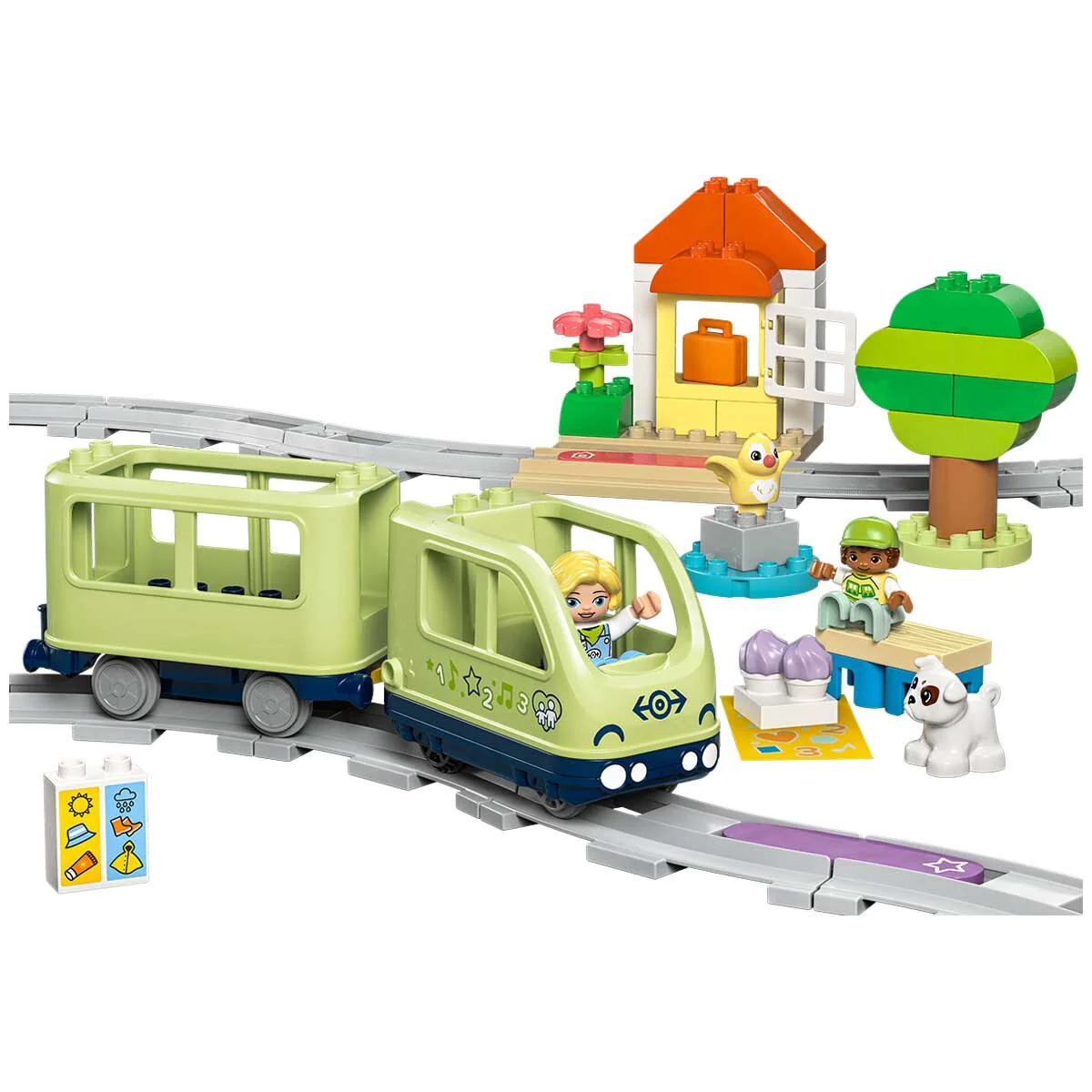 LEGO DUPLO Town Interactive Adventure Train 10427 Ages 2+ Toy - Image 2