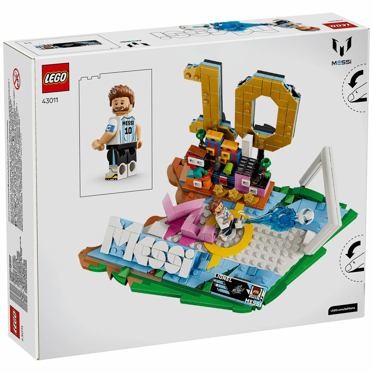 LEGO Editions Lionel Messi Football Highlights 43011 500-Piece Set - Image 2
