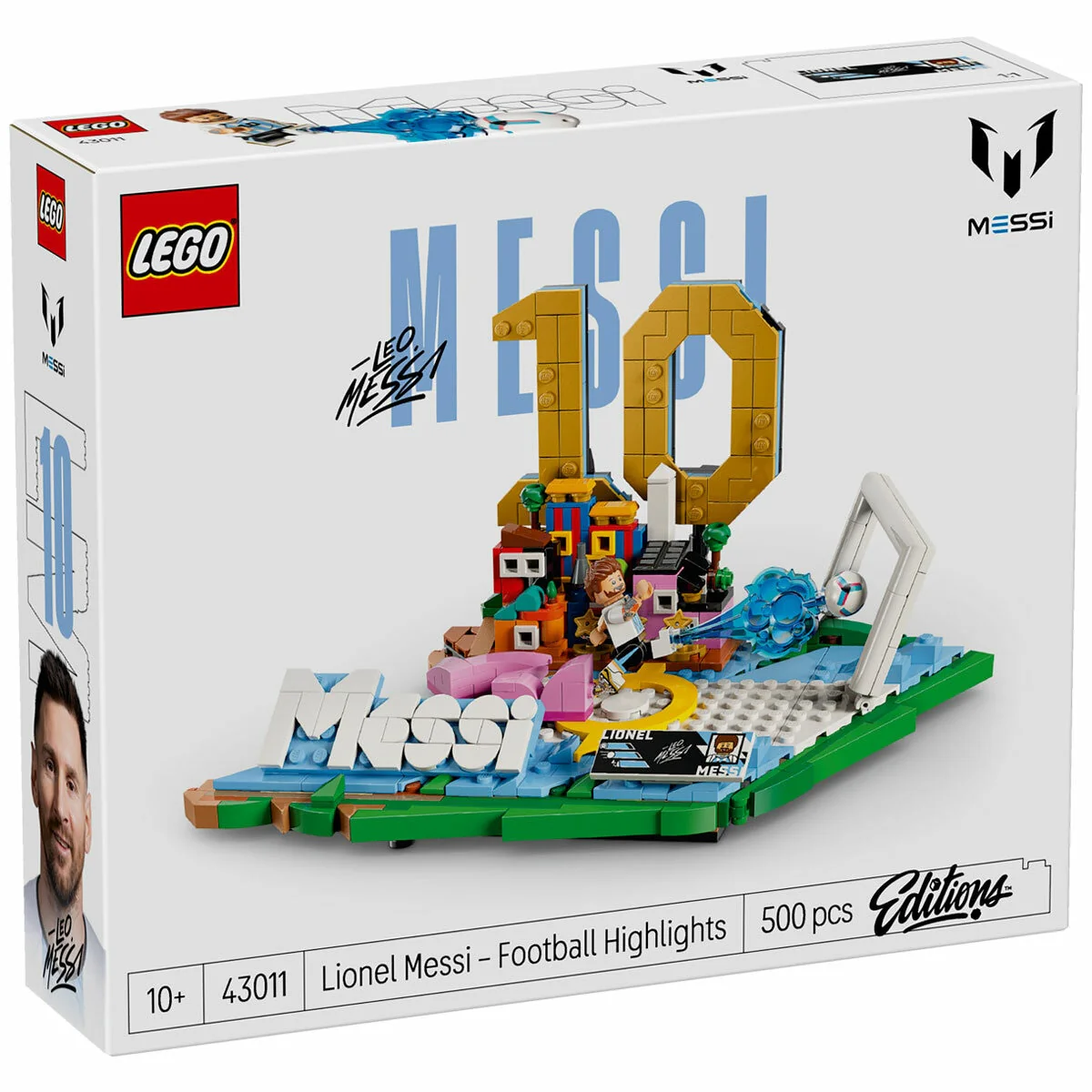LEGO Editions Lionel Messi Football Highlights 43011 500-Piece Set - Image 3