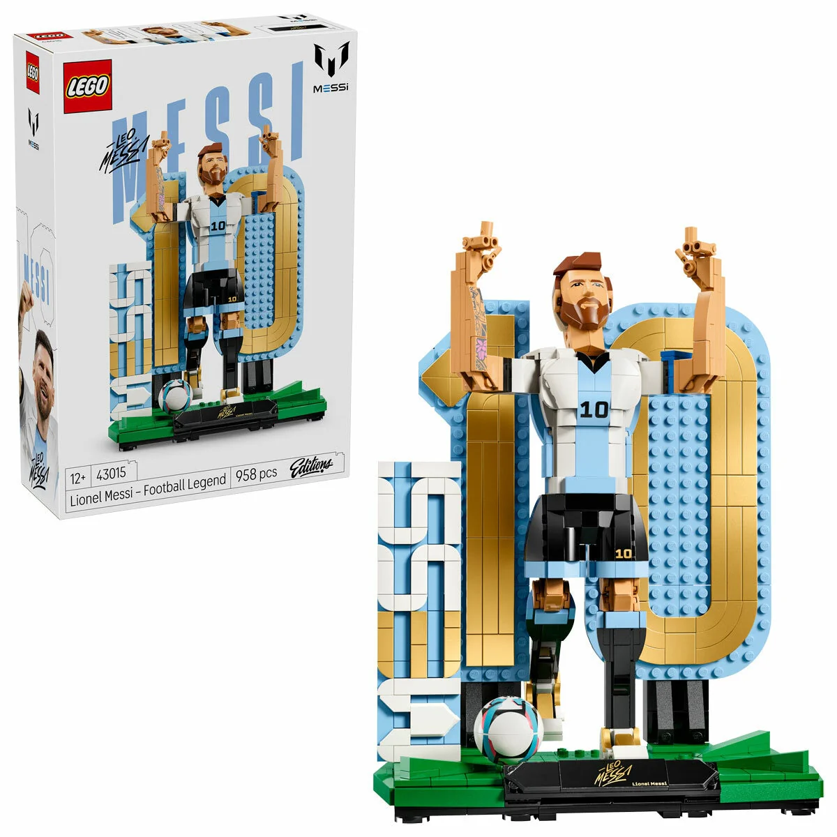 LEGO Lionel Messi Football Legend Set 43015 958-Piece 12+